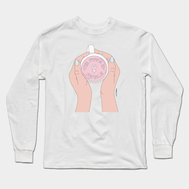 The Future Is FEMALE Long Sleeve T-Shirt by TheOptimist